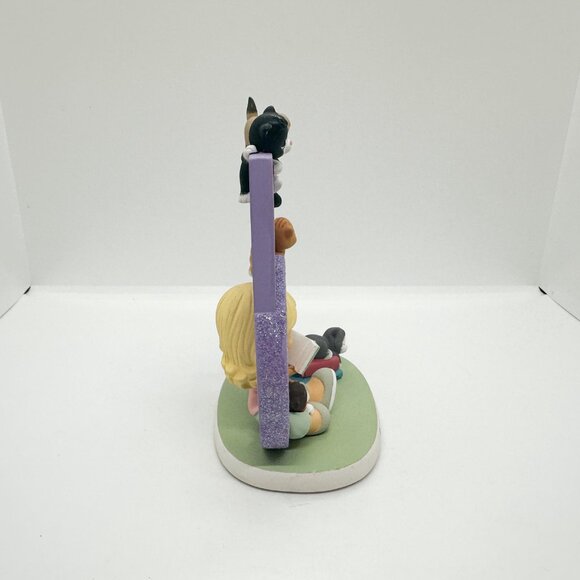 SOLD NIB Hamilton Collection Precious Moments Cat Obsessed Ceramic Figurine - Picture 6 of 7